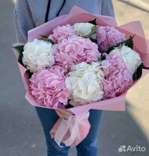 Букеты из гортензий