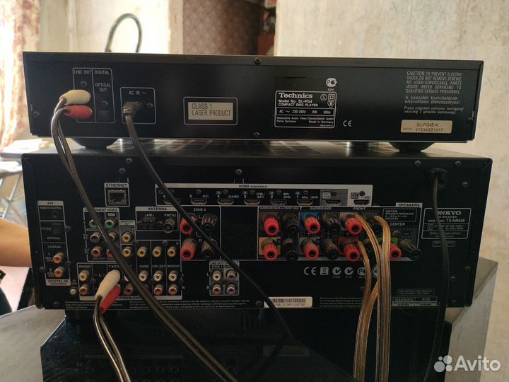 Колонки yamaha NS 777, ресивер onkyo TX NR 626