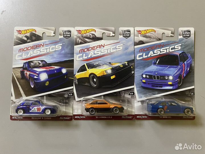 Hot Wheels Premium Modern Classics модели