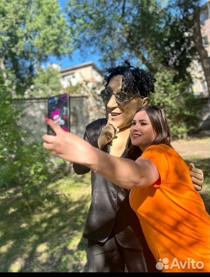 Ростовая кукла Лепс/Пирожков поздравит