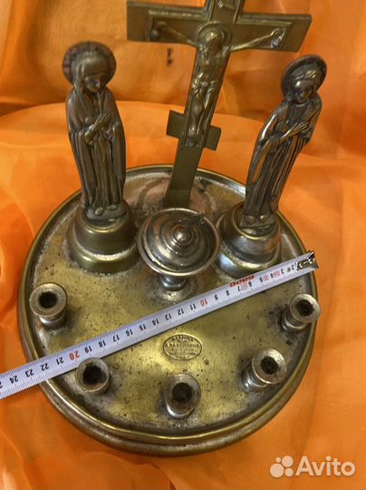 Старинная церковная утварь-литийница-Захряпин