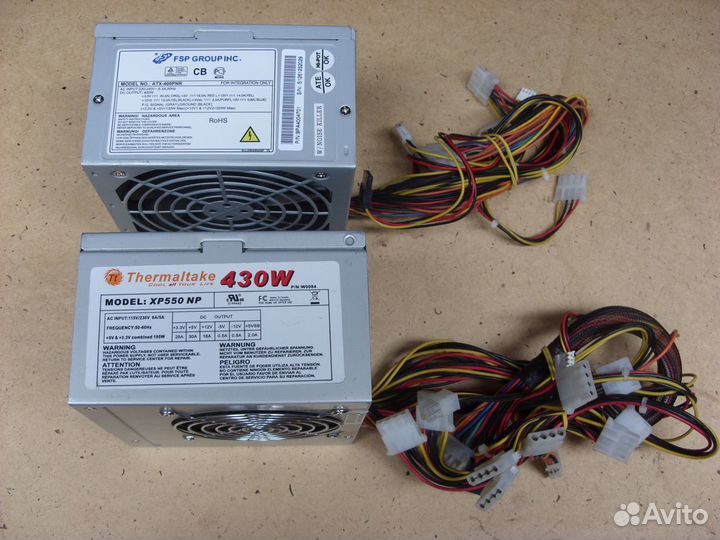 Блоки питания 350W, 400W, 430W, DVD-RW SATA