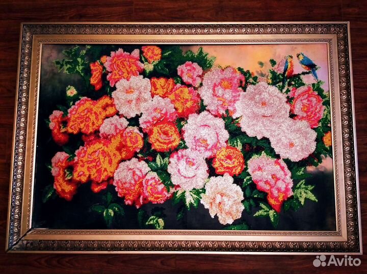 Картина бисером эксклюзив 86 на 126 см оригинал