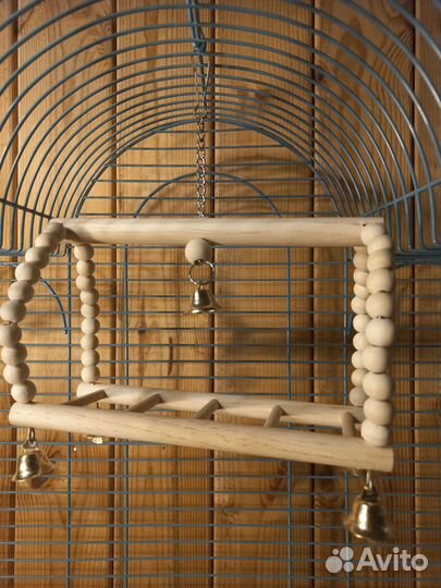 Качель, игровой стенд для попугаев