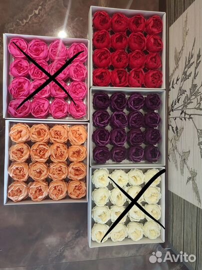 Мыльные пионы из мыла