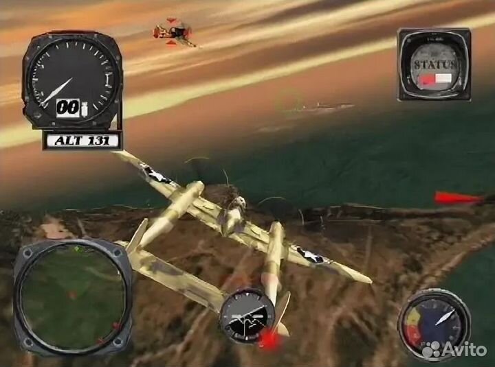 PS2 wwii Battle over the Pacific Новый