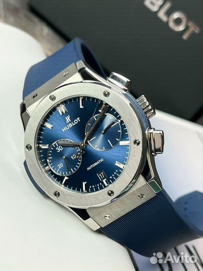 Hublot Classic Fusion Blue Chronograph Titanium