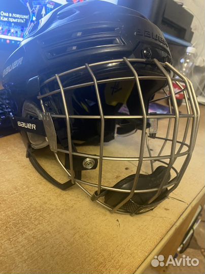 Маска на хоккейный шлем