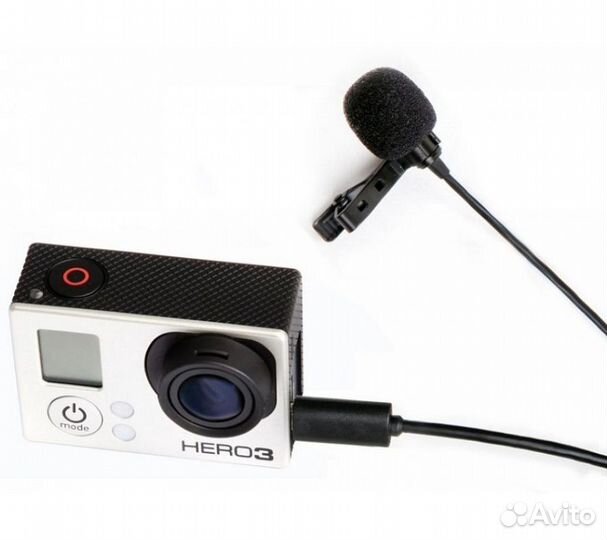 Микрофон петличный Boya BY-LM20 для камер GoPro