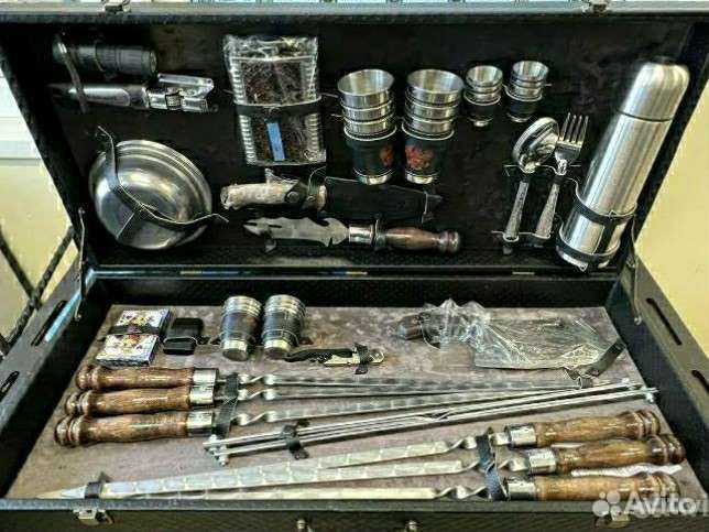 Шампура подарочные в кейсе