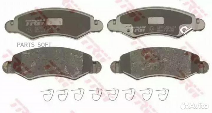 TRW GDB3363 Тормозные колодки GDB3363