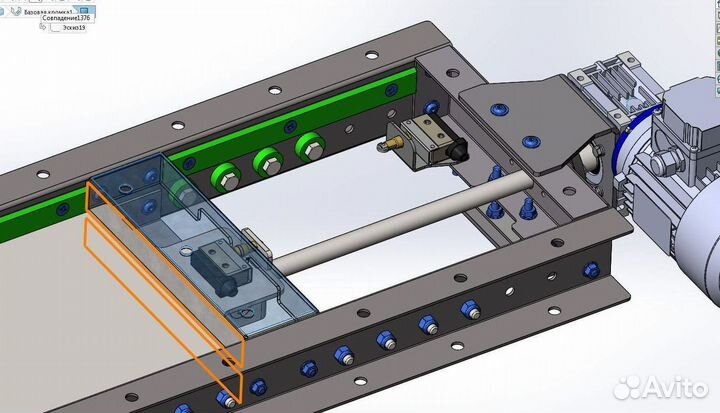 Задвижка шиберная с электрическим приводом