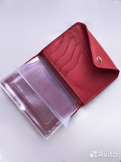 Обложка на автодокументы из натуральной кожи