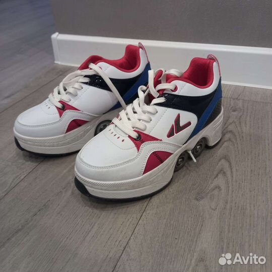 Роликовые кроссовки 4 колеса