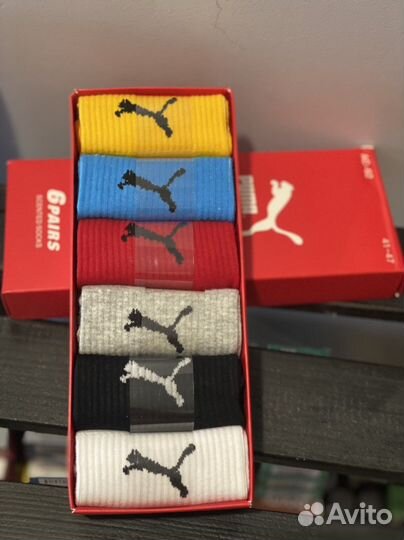 Мужские носки nike (puma) подарочный набор