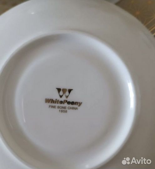 Столовый набор новый.Костяной фарфор