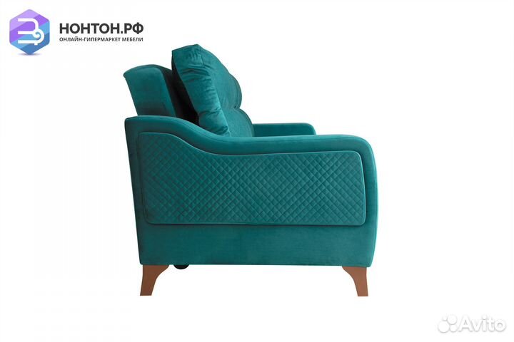 Диван книжка Дуглас 3-х местный зеленый