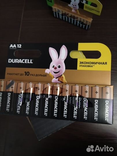 Батарейки duracell AAA AA