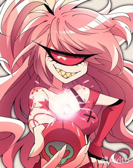 Наклейки (Helluva Boss, Hazbin Hotel)