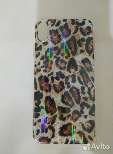 Чехол на iPhone XS max леопард и жираф