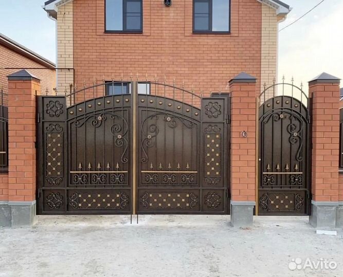 Распашные ворота для дома от производителя