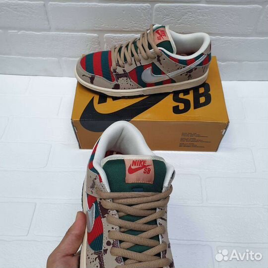 Кроссовки Nike sb dunk low pro sb freddy krueger