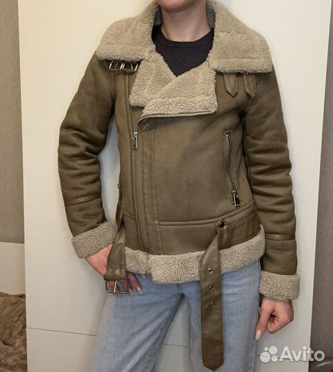 Дубленка женская 44