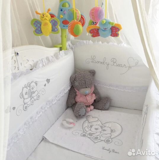 Бортики постельное белье