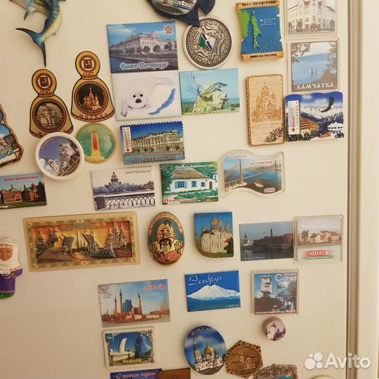 Магниты на холодильник из разных стран