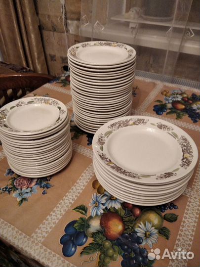 Тарелки Фаянсовые зик Конаково