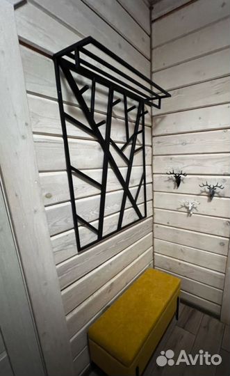 Вешалка настенная лофт