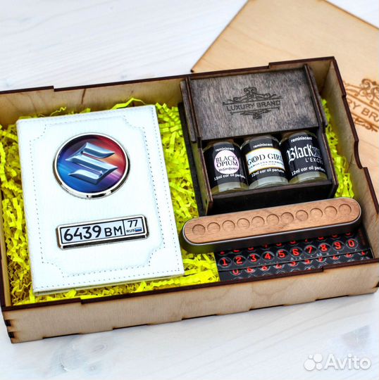 Обложка для автодокументов с лого и номером