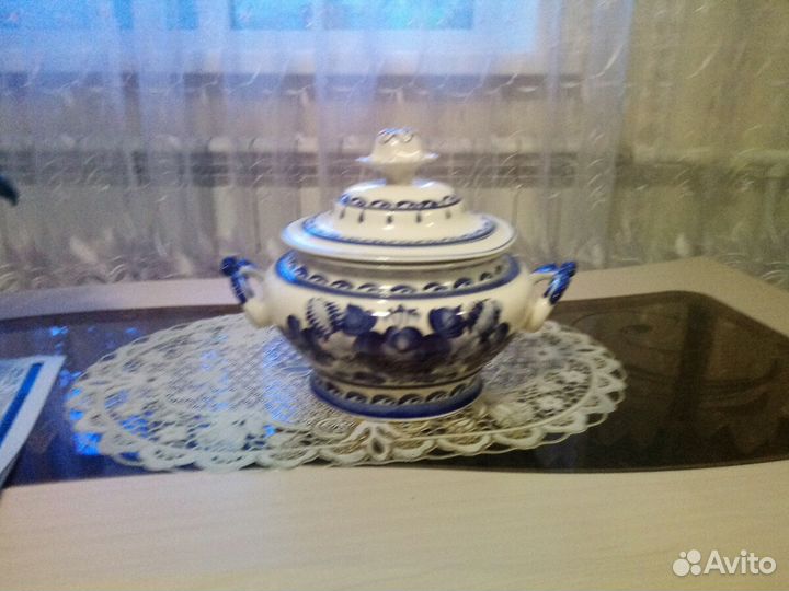 Супница гжель