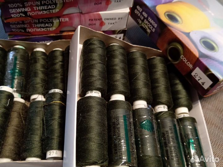 Нитки швейные