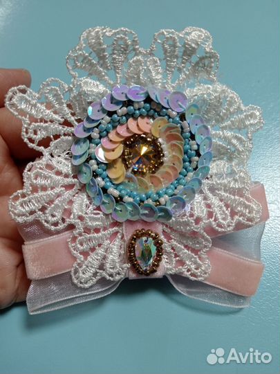 Брошь ручной работы