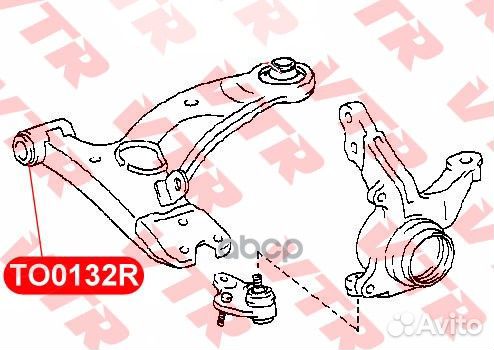 Сайлентблок нижнего рычага передней подвески