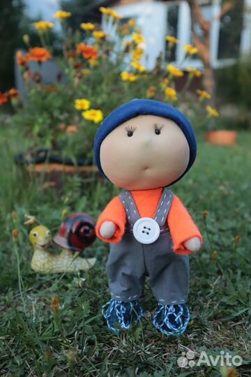 Текстильная кукла Мальчик