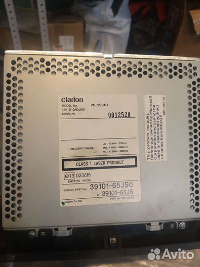 Suzuki grand vitara CD плеер