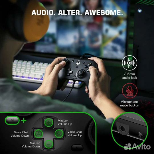 Геймпад GameSir G7 черный для xbox