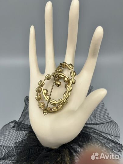 Брошь СССР винтаж чехия