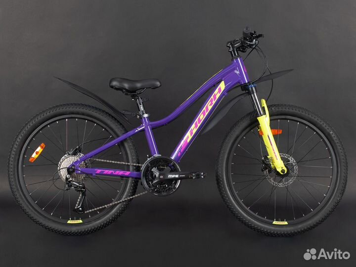 Велосипед horh tina tahd 4.3 24 (2023) Purple-Yell
