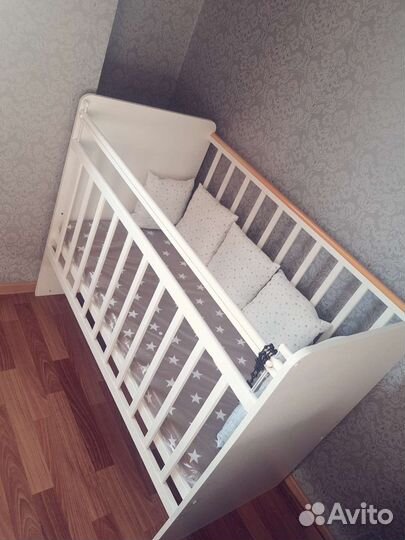 Детская кроватка трансформер новая