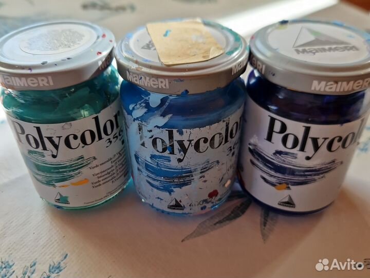 Акриловые краски разных производителей