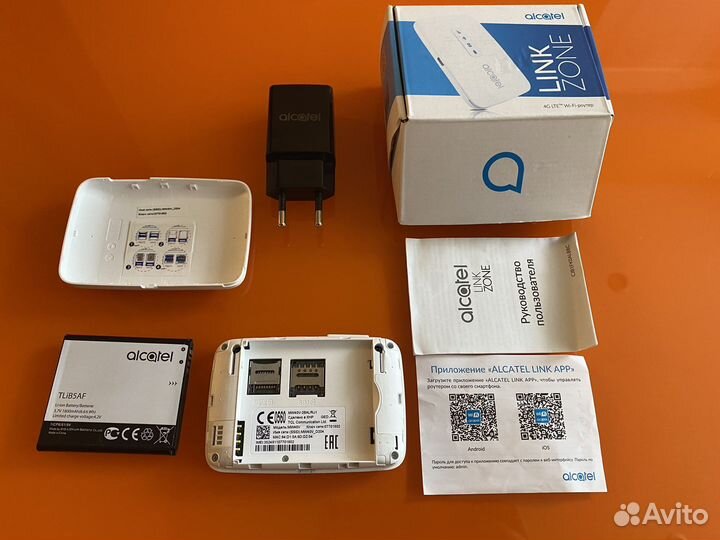 Мобильный роутер Alcatel Link Zone MW40V 2G/3G/4G
