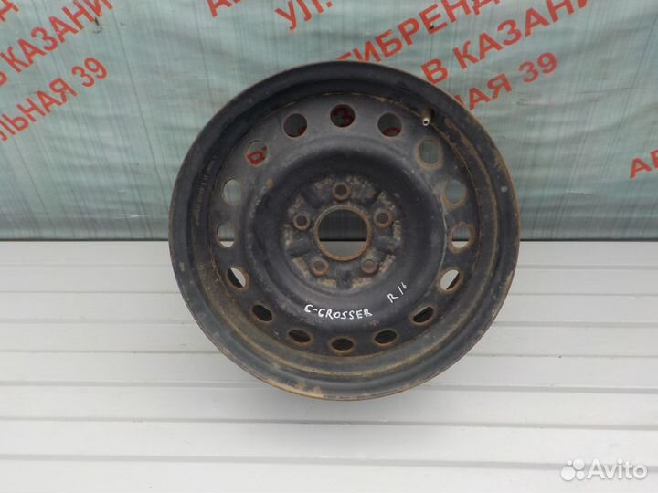 Диск штампованный штамп Ситроен Ц-Кроссер R16