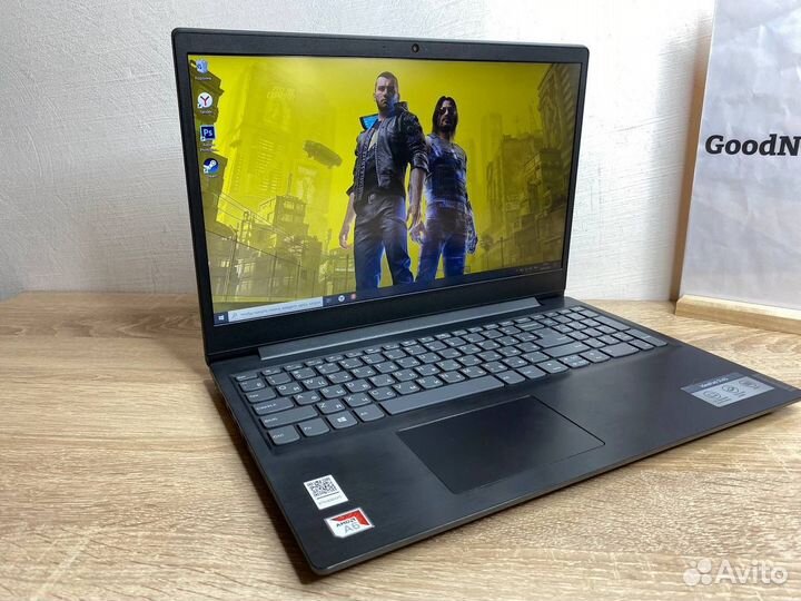 Мощный ноутбук Lenovo A6-9225/FHD/SSD