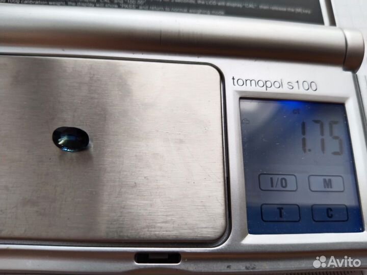 Продаётся природный сапфир синий 1,75 кр. Бирма