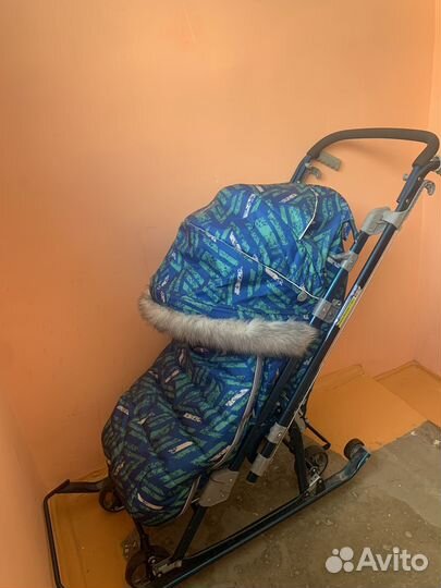 Коляска санки