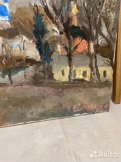 Картина маслом оригинал (Ельницкая), холст, 70х90