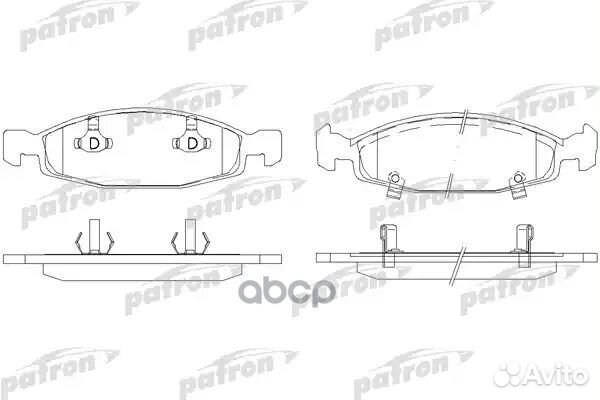Колодки тормозные дисковые передн jeep: cheroke